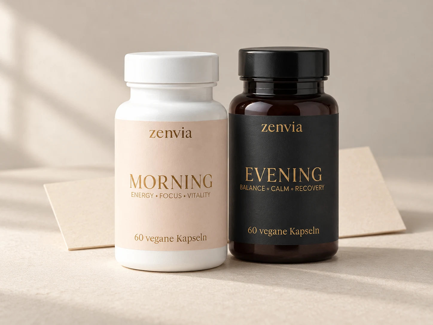 Morning und Evening – Verpackungen im Detail
